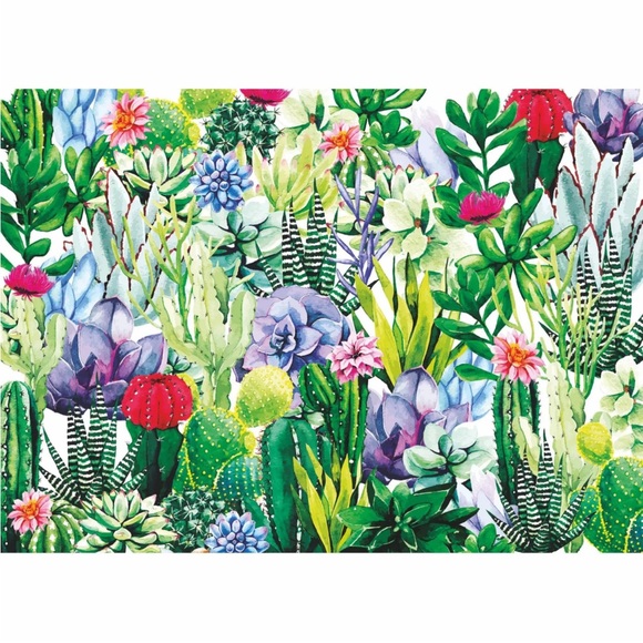 Brain Tree - Cactus 1000 Piece Puzzle for Adults 27.5” x 19.5” - Picture 4 of 4